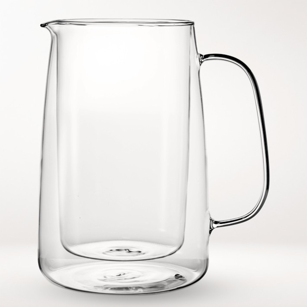 Glass Double Wall Pitcher